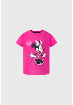 Polera Niña Bipack Minnie Fucsia