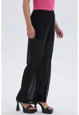 Imagen 2 del producto Pantalón Mujer Con Short Calce Flare Negro