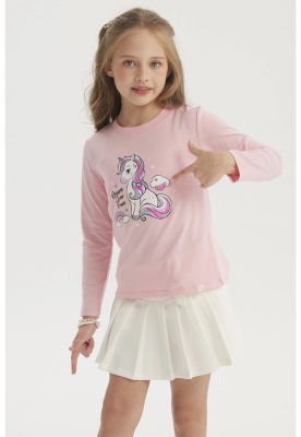 Imagen 2 del producto Polera Niña Básica Toddler Rosado
