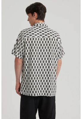 Imagen 2 del producto Camisa Hombre Cuello Cubano Rapport Blanco