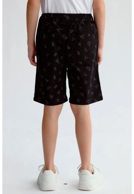 Imagen 2 del producto Bermuda Niño Gabardina Básica Negro