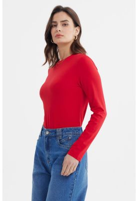 Imagen 2 del producto Polera Mujer Wide Leg Rojo