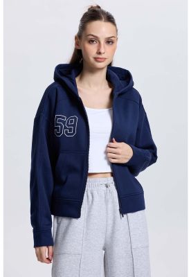 Imagen 1 del producto Polerón Mujer Full Zipper Azul