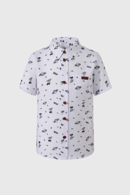 Imagen 1 del producto Camisa Niño Mini Print Blanco