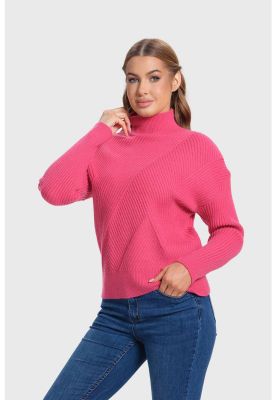 Imagen 2 del producto Sweater Mujer Textura Fucsia Oscuro
