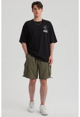 Imagen 2 del producto Polera Hombre Print Oversize Negro