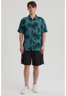 Bermuda Hombre Cargo Técnico Negro