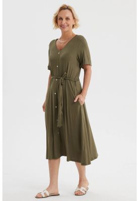 Imagen 2 del producto Vestido Mujer Print Verde Olivo