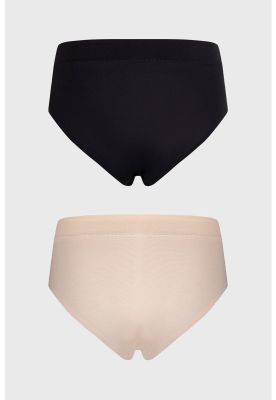 Imagen 2 del producto Calzón Mujer Tiro Alto Sin Costura Crudo