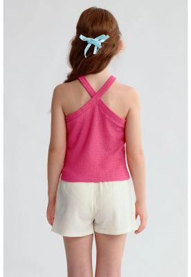 Imagen 2 del producto Peto Niña Con Textura Fucsia