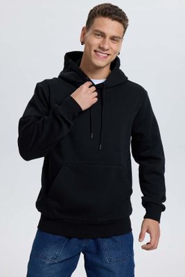 Polerón Hombre Hoodie Negro