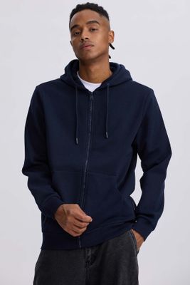 Polerón Hombre Full Zipper Azul II