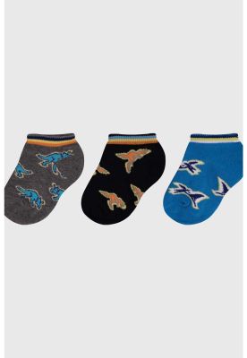 Imagen 2 del producto Calceta Deportiva Niño Tripack Azul - VII