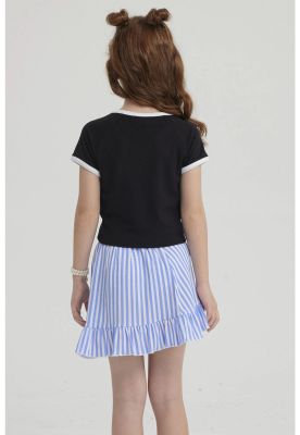 Imagen 2 del producto Polera Niña Summer Contraste Negro