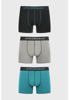 Imagen 2 del producto Bóxer Hombre Tripack Corto Verde