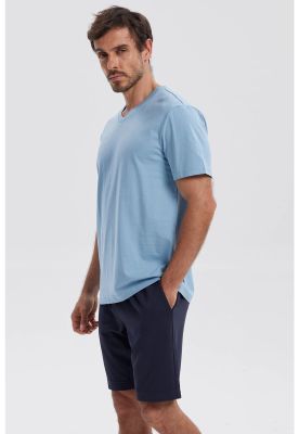 Imagen 2 del producto Polera Hombre Básica Celeste Claro