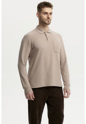 Imagen 2 del producto Polera Hombre Pique Básica Beige - ll