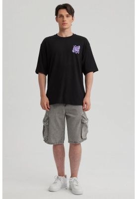 Imagen 2 del producto Polera Hombre Doble Print Negro - XII