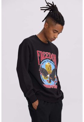 Imagen 2 del producto Polerón Hombre Central Print Negro