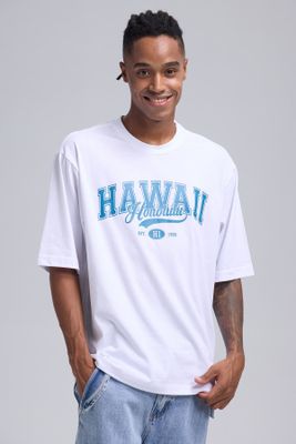 Imagen 1 del producto Polera Hombre Print Sport Blanco