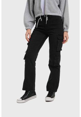Imagen 2 del producto Jeans Mujer Denim Calce Recto Negro