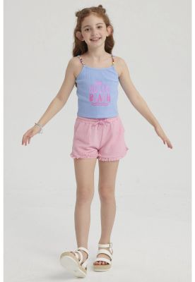 Peto Niña Rib Mostacilla Pabilo Celeste