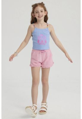 Peto Niña Rib Mostacilla Pabilo Celeste