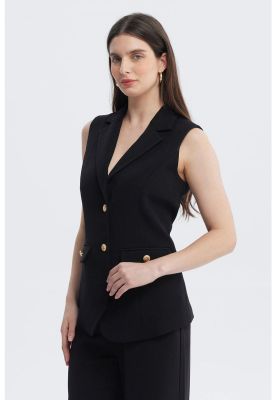 Imagen 2 del producto Blazer Mujer Gillette Largo Negro