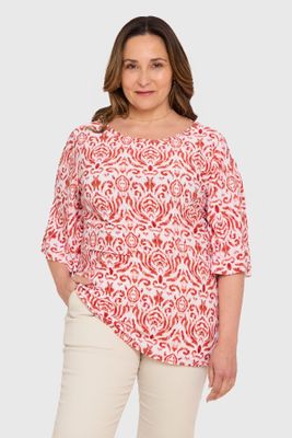 Polera Mujer Corte En Hombros Crudo