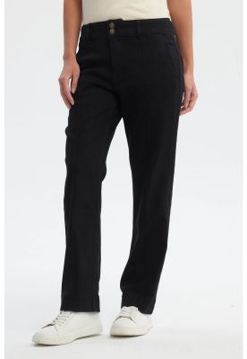 Imagen 2 del producto Jeans Mujer Calce Recto Tiro Alto Negro - ll