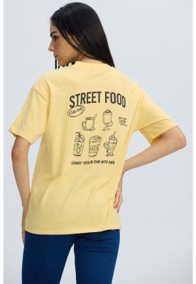 Imagen 2 del producto Polera Mujer Oversize Amarillo