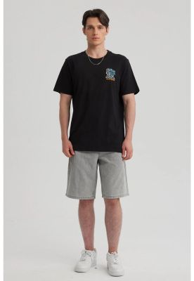 Polera Hombre Print Negro IV