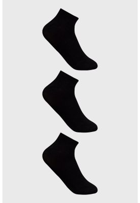 Calceta Deportiva Mujer Tripack Negro VIII