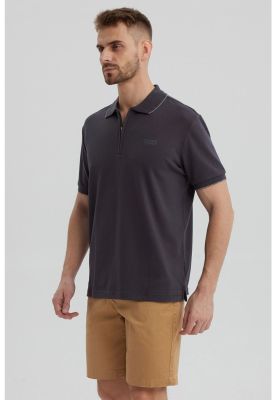 Imagen 2 del producto Polera Hombre Con Cierre Gris