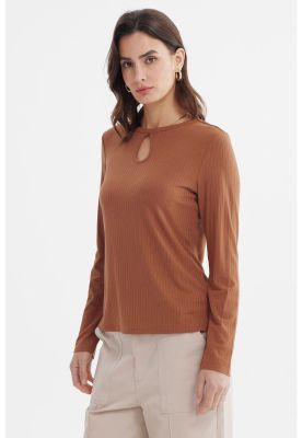 Imagen 2 del producto Polera Mujer Ajustado Café - ll