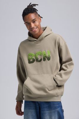 Polerón Hombre Hoodie Verde Militar II