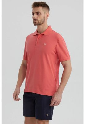 Imagen 2 del producto Polera Hombre Pique Básica Lisa Sandía