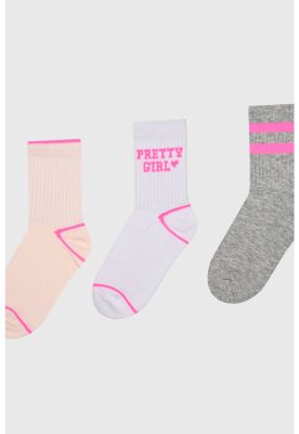 Imagen 2 del producto Calcetín Niña Tripack Blanco - ll