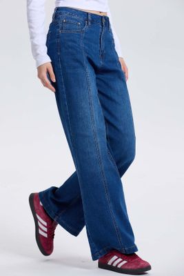 Imagen 2 del producto Jeans Mujer Wide Leg linea Azul