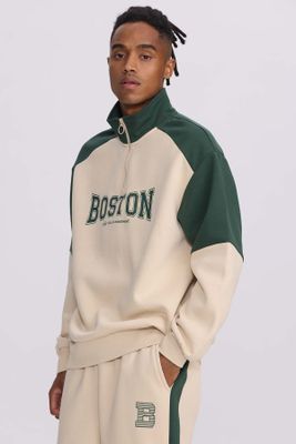 Imagen 2 del producto Polerón Hombre Half Zipper Beige