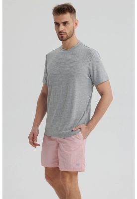 Imagen 2 del producto Polera Hombre Slim Gris Melange