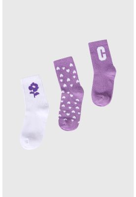 Imagen 1 del producto Calcetín De Vestir Niña Tripack Lila - ll