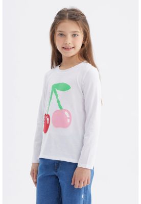 Imagen 2 del producto Polera Niña Toddler Print Blanco