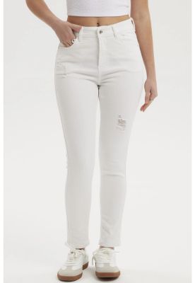 Imagen 1 del producto Jeans Mujer Super Skinny Lia Blanco