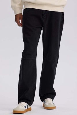 Jeans Hombre Retro Skater Negro