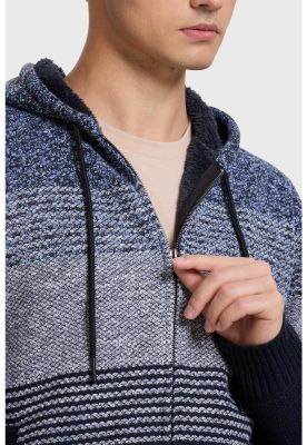 Imagen 2 del producto Polerón Hombre Con Polar Azul