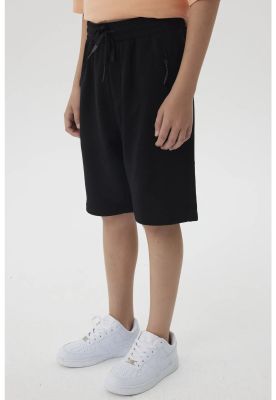 Imagen 2 del producto Bermuda Niño Franela Con Cierre Negro