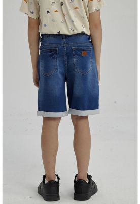 Imagen 2 del producto Bermuda Niño Básico Denim Azul