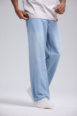 Imagen 2 del producto Jeans Hombre Baggy Western Azul Claro