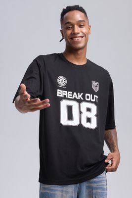 Polera Hombre Print Número Negro II